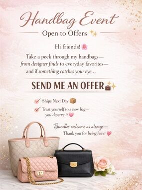 LOVE A BAG  ✨ SEND ME AN OFFER